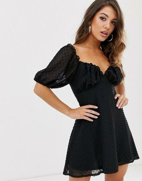 Missguided milkmaid dress top