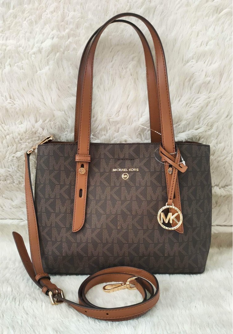 Michael Michael Kors Mel Small Signature Tote Brown