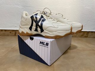 MLB, Shoes, Mlb Ny New York Yankees Sz 65 Bigball Chunky Tennis Shoes  Sneakers White