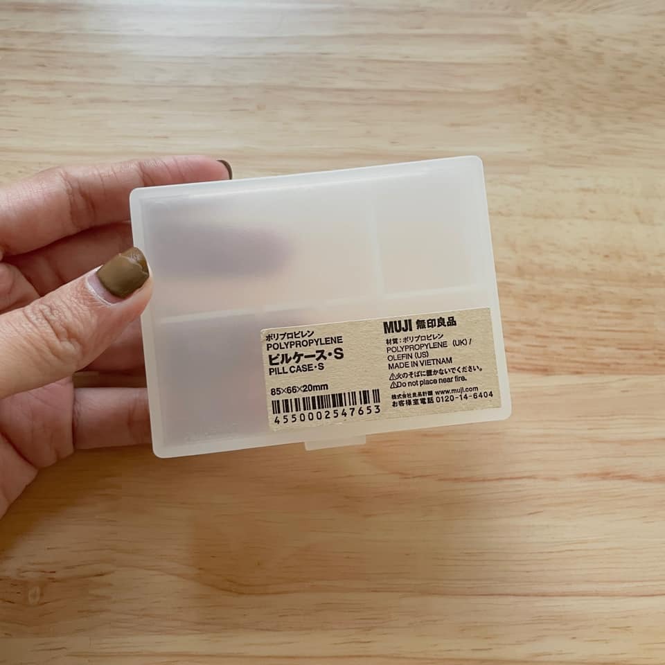 MUJI Pill Case S, Furniture & Home Living, Kitchenware & Tableware