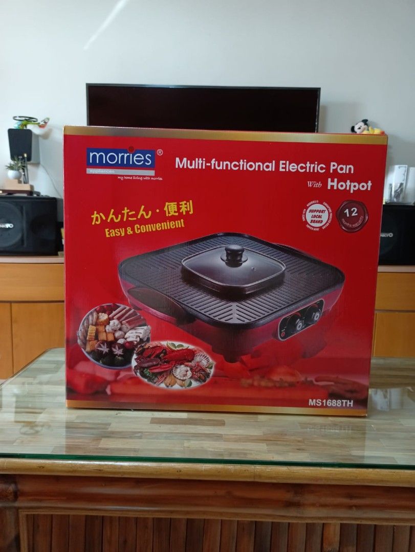 Multi Function Electric pan and Hotpot, TV & Home Appliances, Kitchen