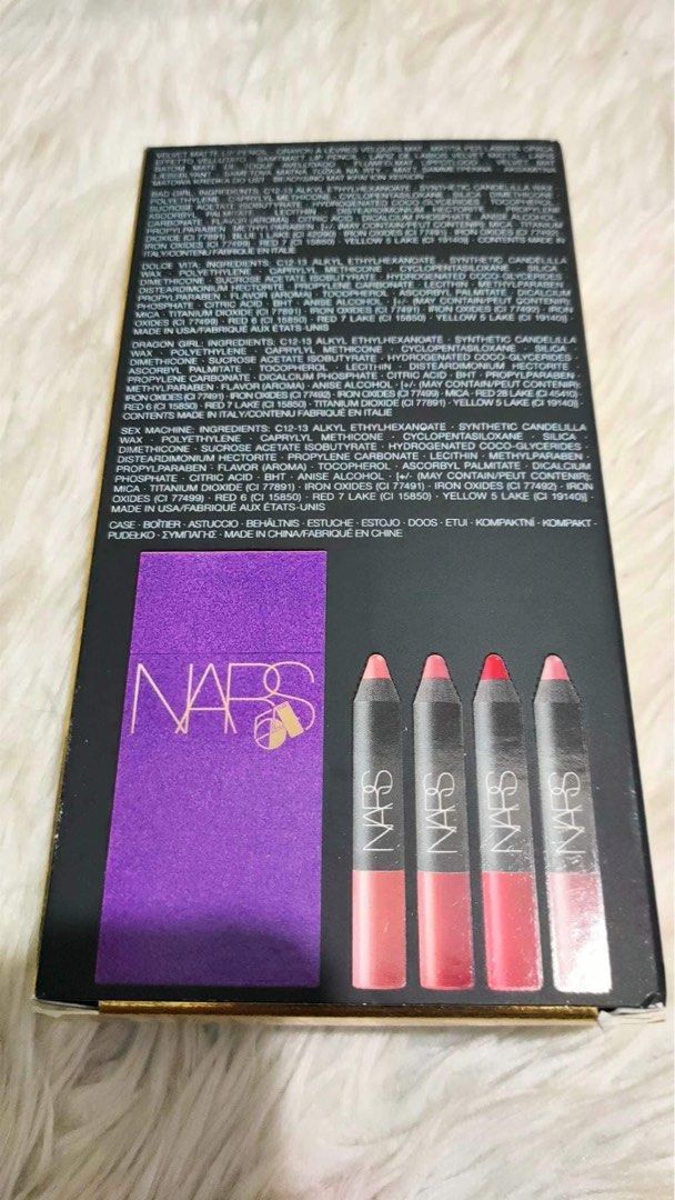 Nars Velvet Rope Velvet Matte Lip Pencil Set / Kit, Beauty & Personal ...