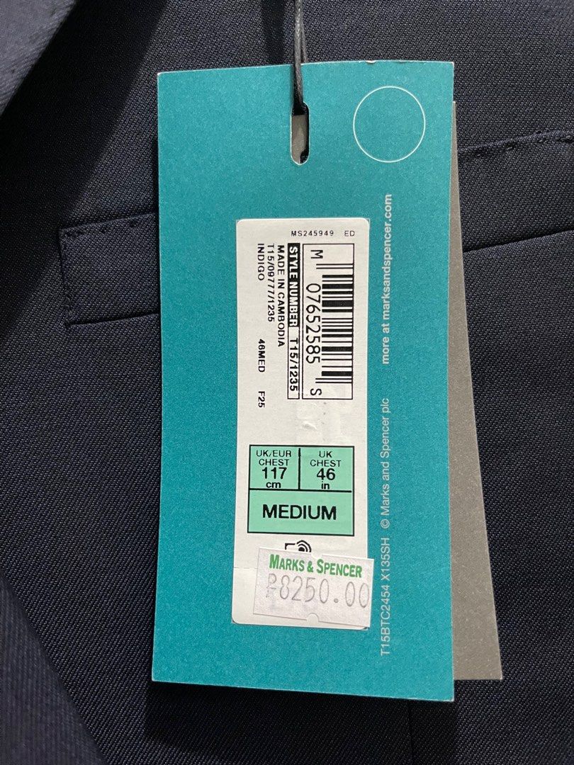 Navy Blue Business suit set, Men's Fashion, Coats, Jackets and Outerwear on Carousell