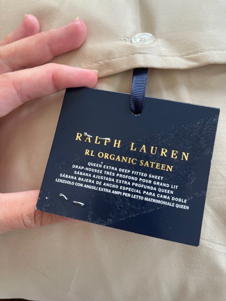 Ralph lauren queen fitted sheet clearance