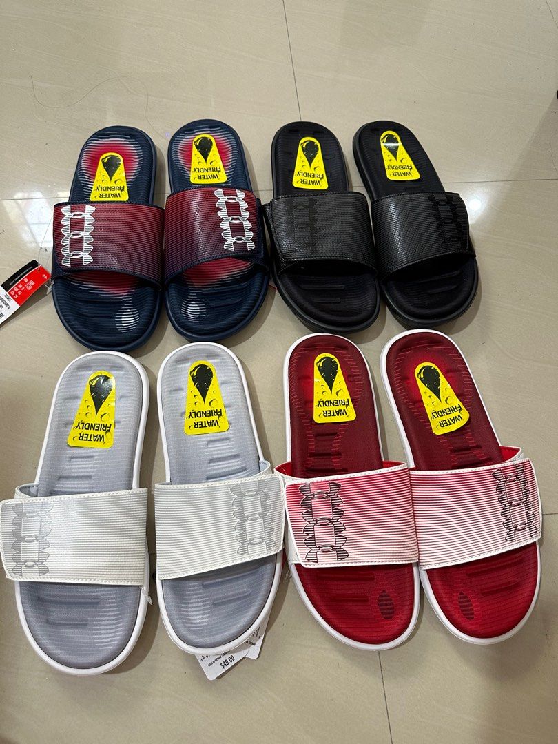 Under armour hotsell water friendly slides
