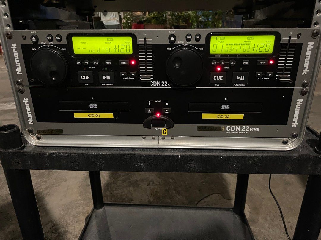 Numark CDN22mk5 Rackmount dual CD player, Audio, Soundbars, Speakers & Amplifiers on Carousell