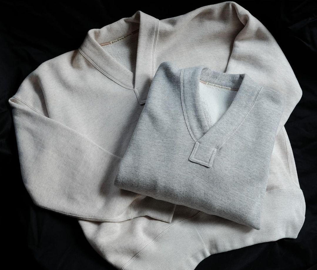 Olde Homesteader Yネックスウェット OLDE HOMESTEADER Y-NECK SWEAT