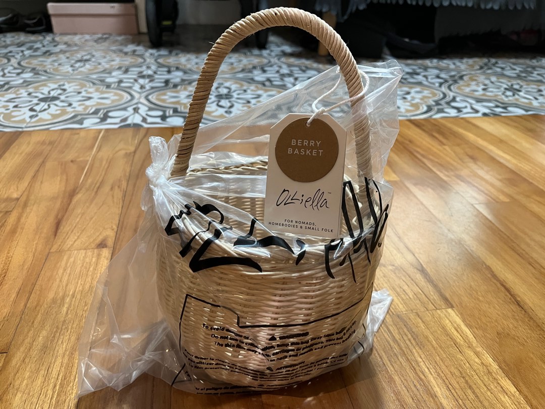 Olli Ella Rattan Big Berry Basket (Colour Straw), Furniture & Home Living, Home Decor, Other