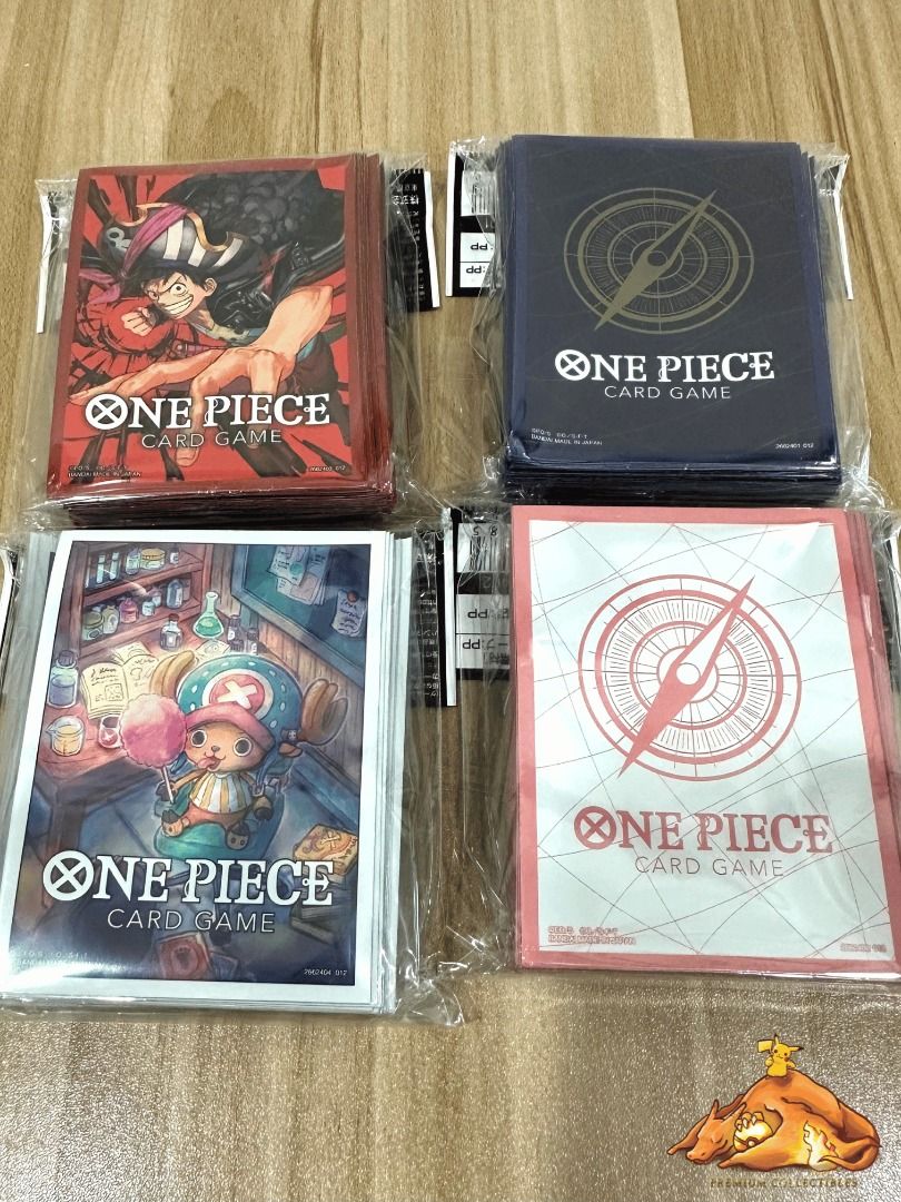 One Piece TCG Official Card Sleeves (monkey.d.luffy / Film Tony  tony.chopper / Standard Blue / Standard Pink), Hobbies & Toys, Toys & Games  on Carousell