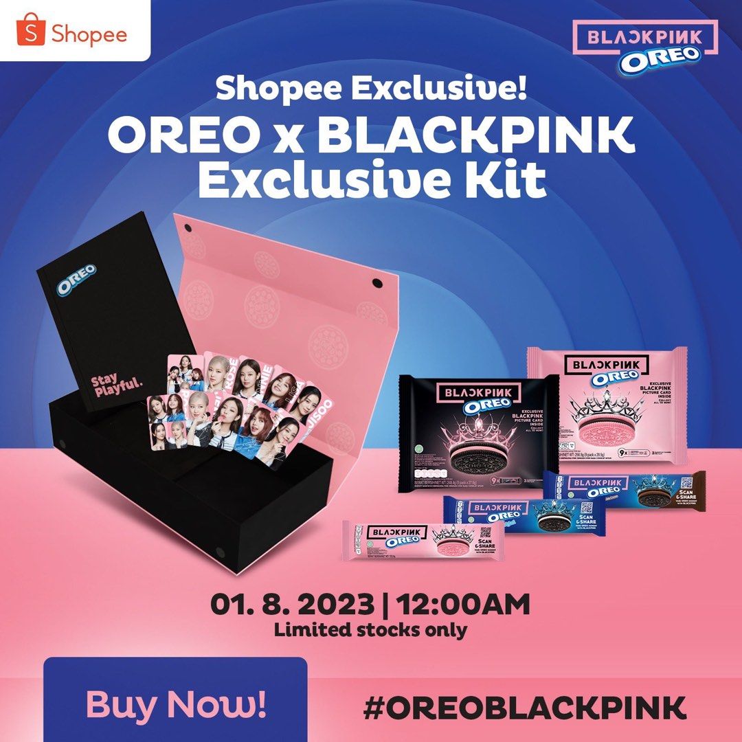 OREO x BLACKPINK Exclusive Kit, Food & Drinks, Other Food & Drinks on ...