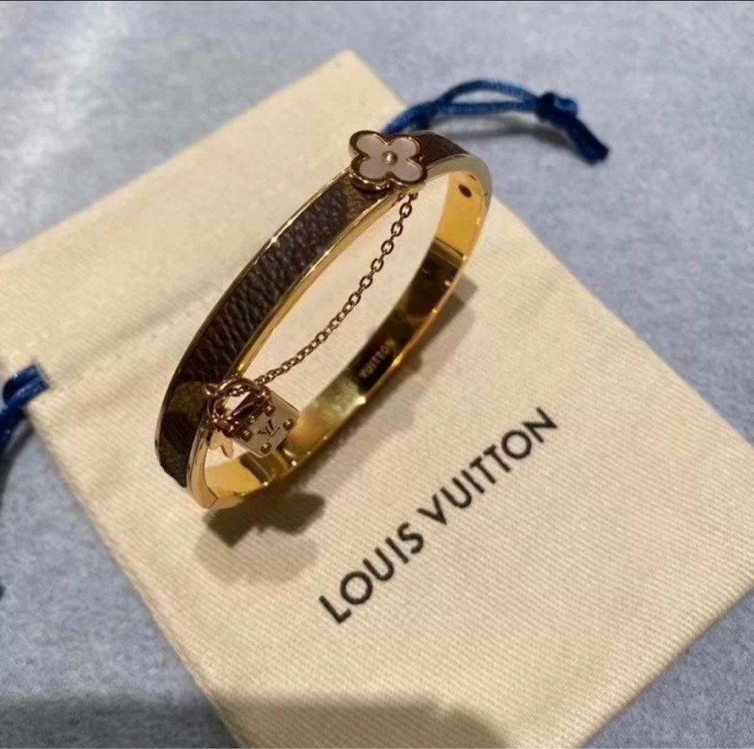 Original LV canvas leather custom-made Bracelet