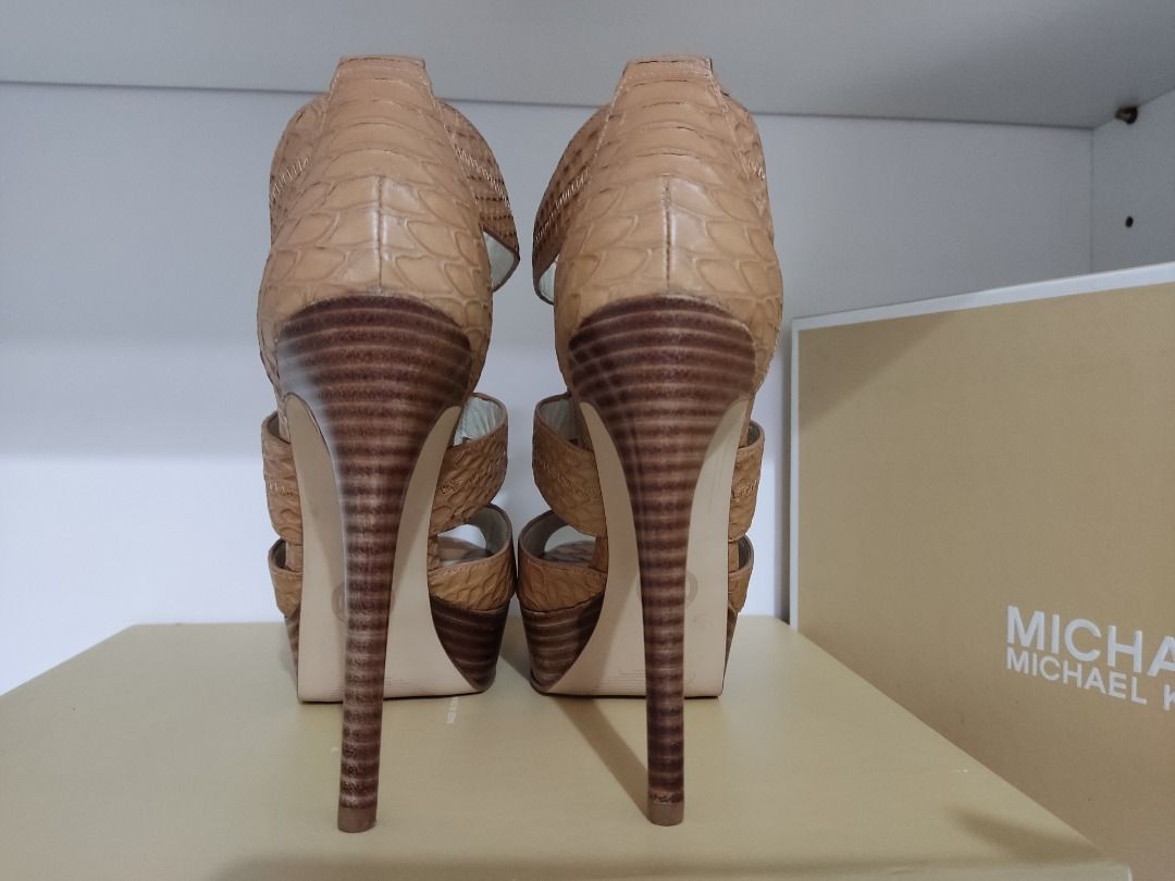 Original Michael Kors Berkley Platform Heels Women s Fashion