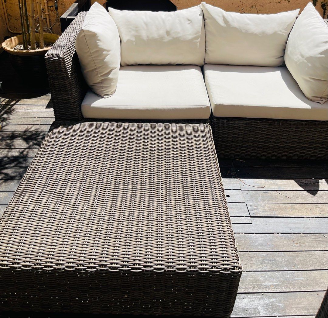 Outdoor Wicker Sofa Set Domus Ventures