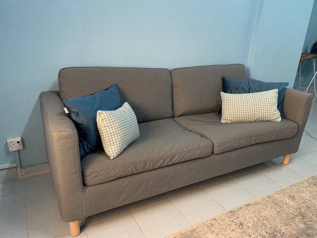 Parup 3 Seat Ikea Sofa, Furniture & Home Living, Furniture, Sofas on
