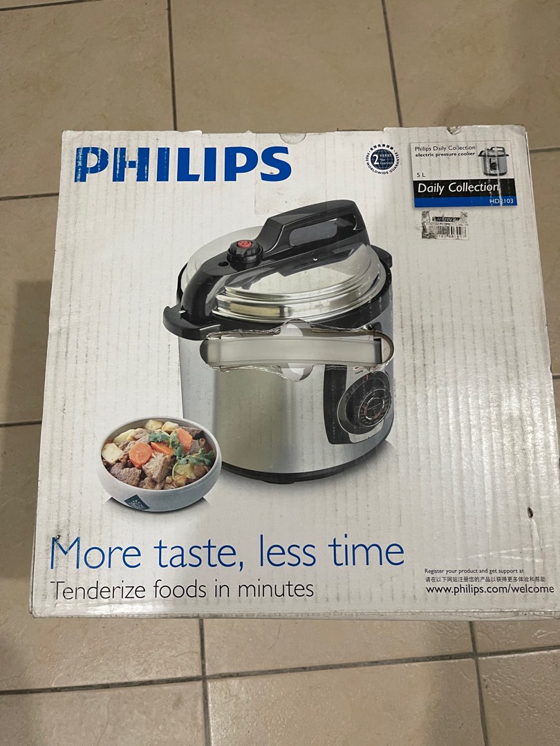 Philips Electric Pressure Cooker HD2103, TV & Home Appliances, Kitchen