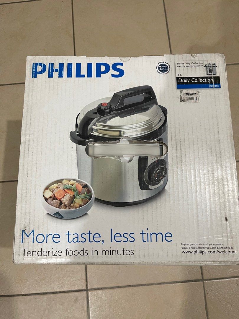 Philips Electric Pressure Cooker HD2103, TV & Home Appliances, Kitchen