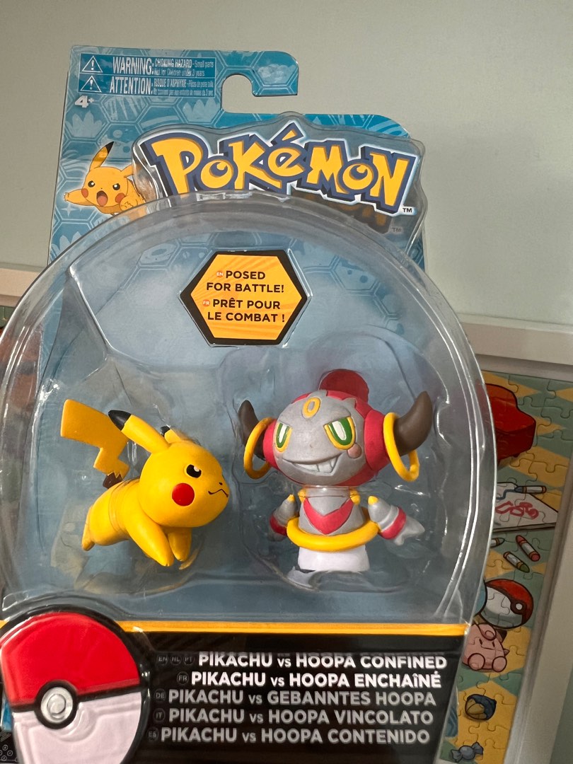 Pikachu vs Hoopa Pokemon Toy, Hobbies & Toys, Toys & Games on Carousell