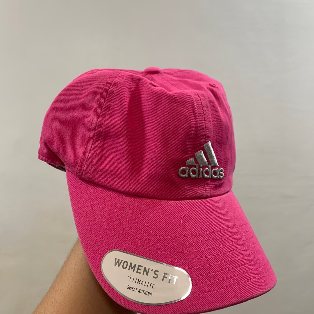Pink adidas shop hat womens