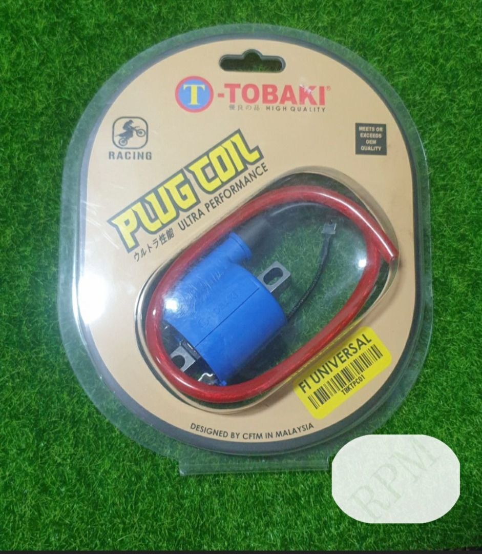 PLUG COIL TOBAKI RACING (UNIVERSAL), Motorcycles, Motorcycle