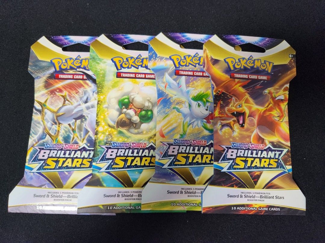 Pokemon Card Brilliant Stars Sleeve Booster Pack, Hobbies & Toys, Toys &  Games on Carousell