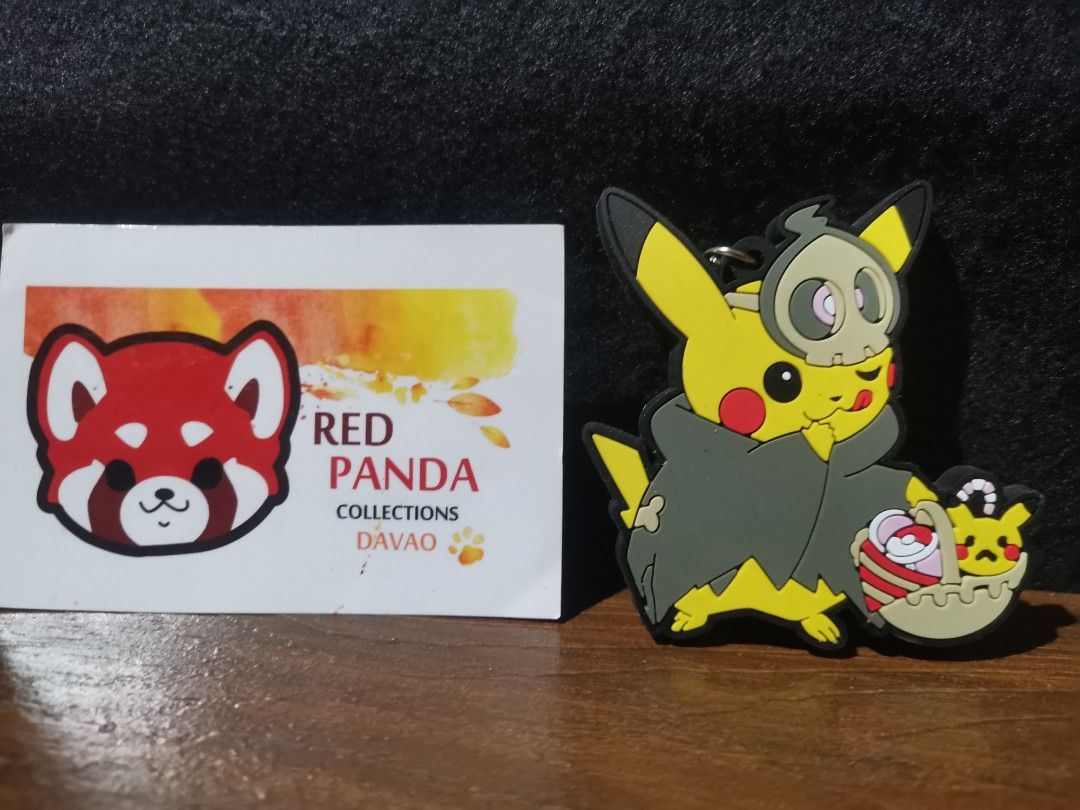 Pokemon Center 2015 Halloween Parade Campaign Pikachu in Duskull costume  rubber strap., Hobbies & Toys, Toys & Games on Carousell