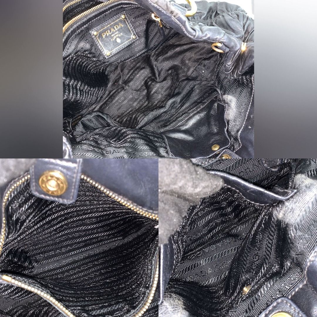 PRADA-Nylon-Leather-2Way-Bag-Hand-Bag-Green-BN1052 – dct