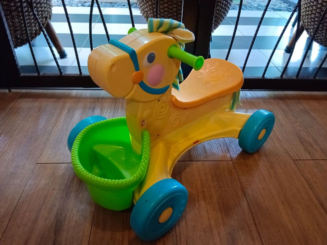 Preloved Fisher Price Baby Horse Walker Good Condition Electronics walking