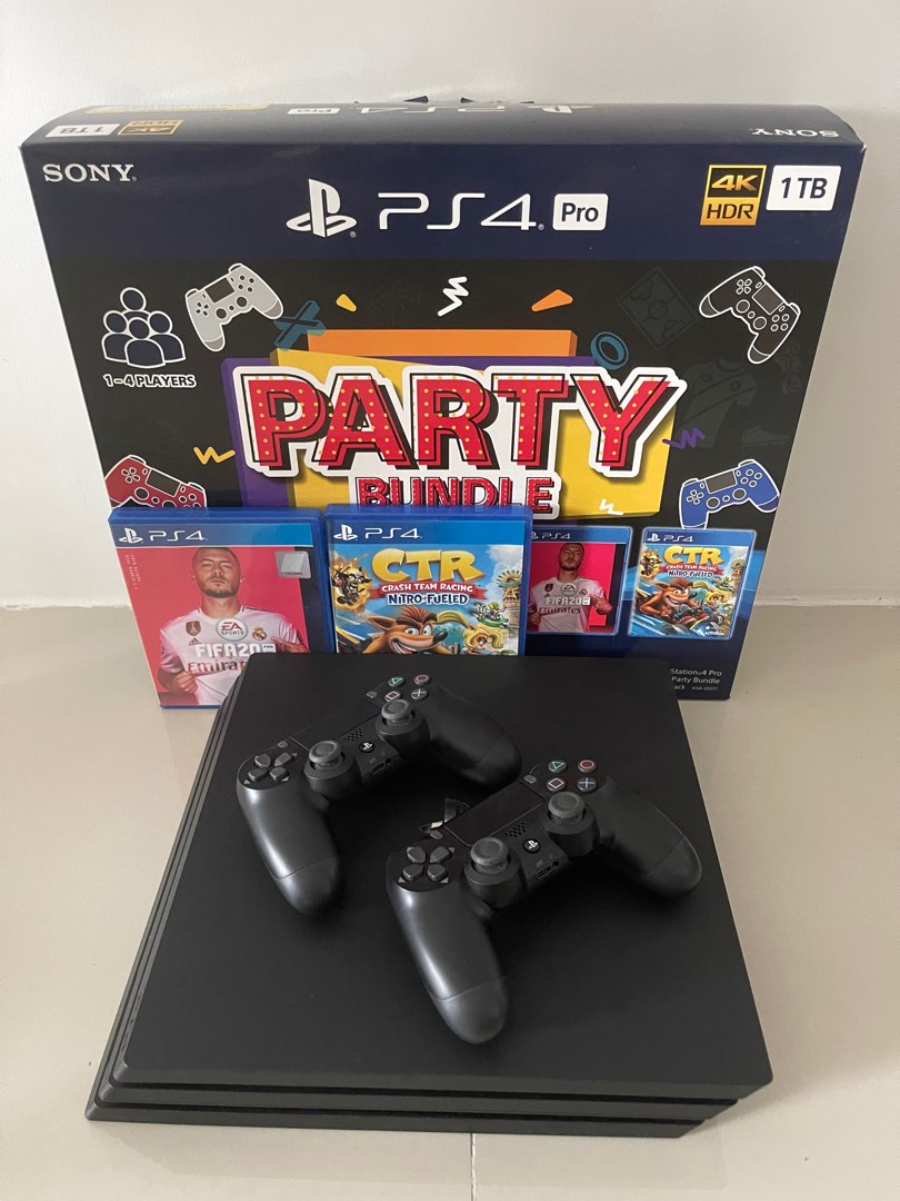 Playstation 4 pro sales 1tb party bundle