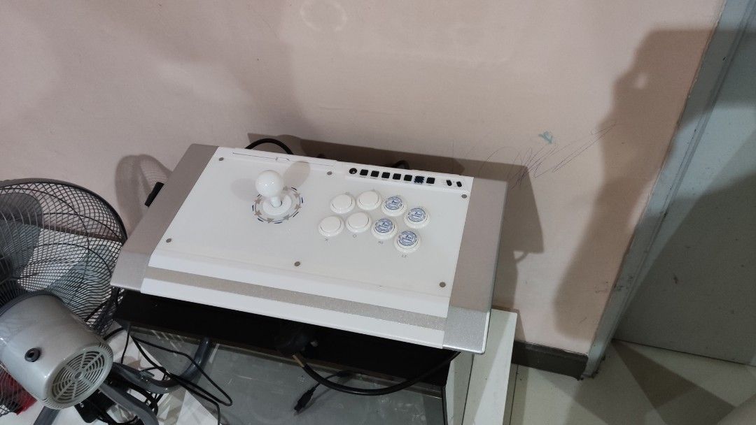 Qanba Q3 Pearl White arcade joystick, Video Gaming, Gaming 