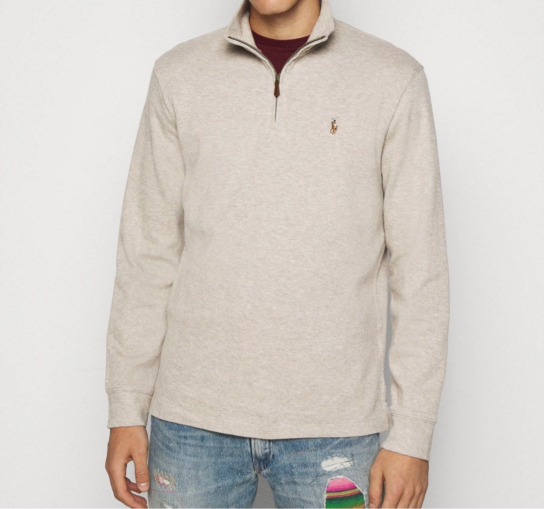 Ralph Lauren Estate Rib Half Zip Sweater