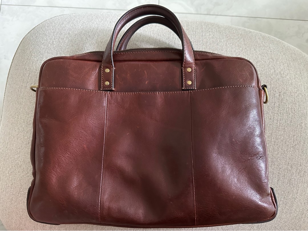 (Rare) Fossil Haskell Brown Messenger Bag, Men's Fashion, Bags, Sling