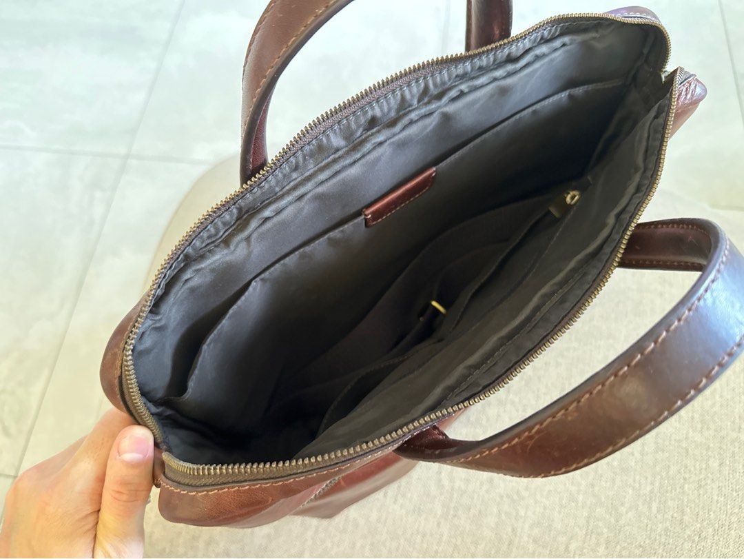 (Rare) Fossil Haskell Brown Messenger Bag, Men's Fashion, Bags, Sling