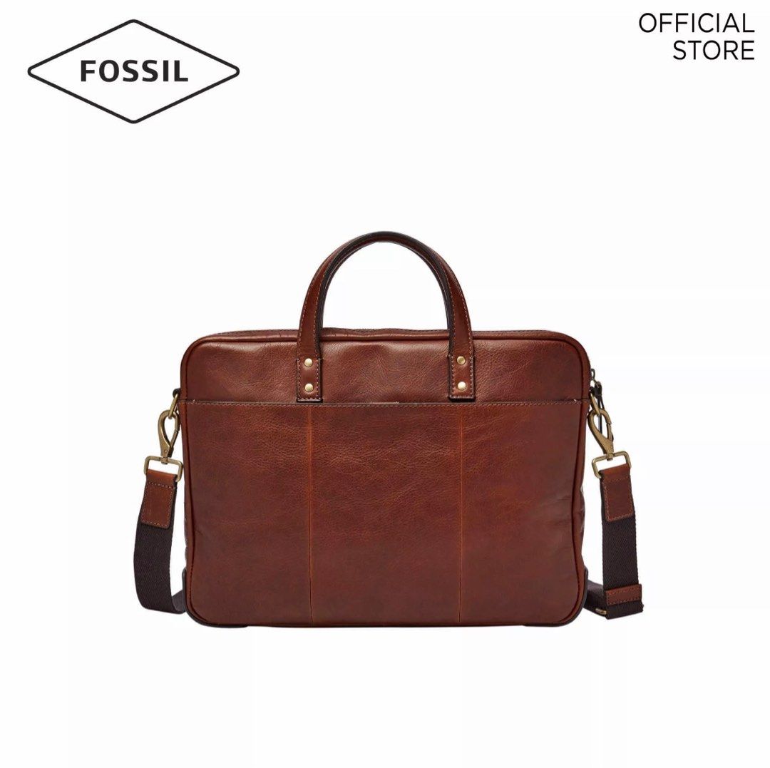 (Rare) Fossil Haskell Brown Messenger Bag, Men's Fashion, Bags, Sling