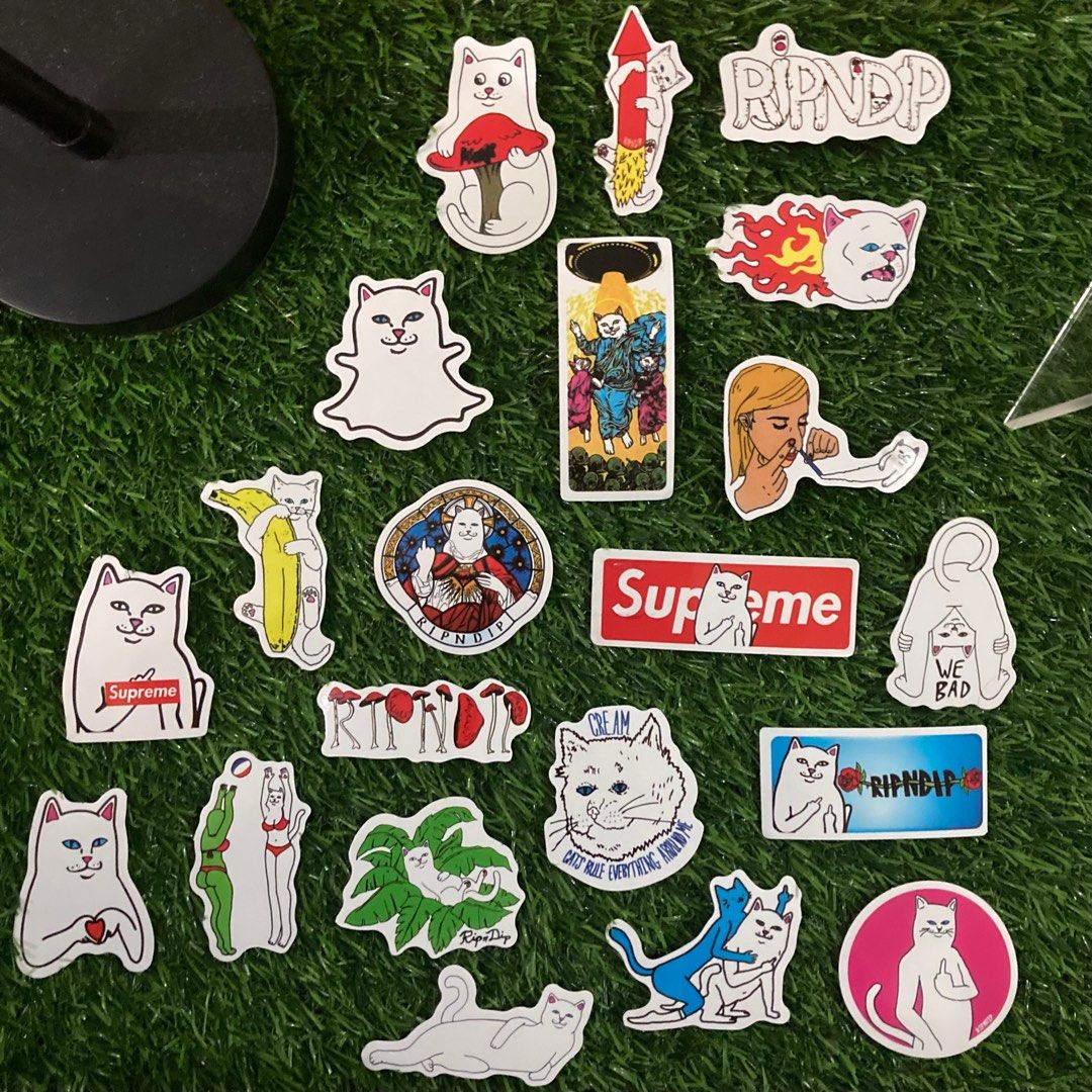 Supreme ripndip sticker cheap
