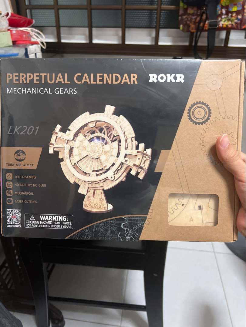 ROKR Perpetual Calendar Mechanical Gears, Hobbies & Toys, Toys & Games