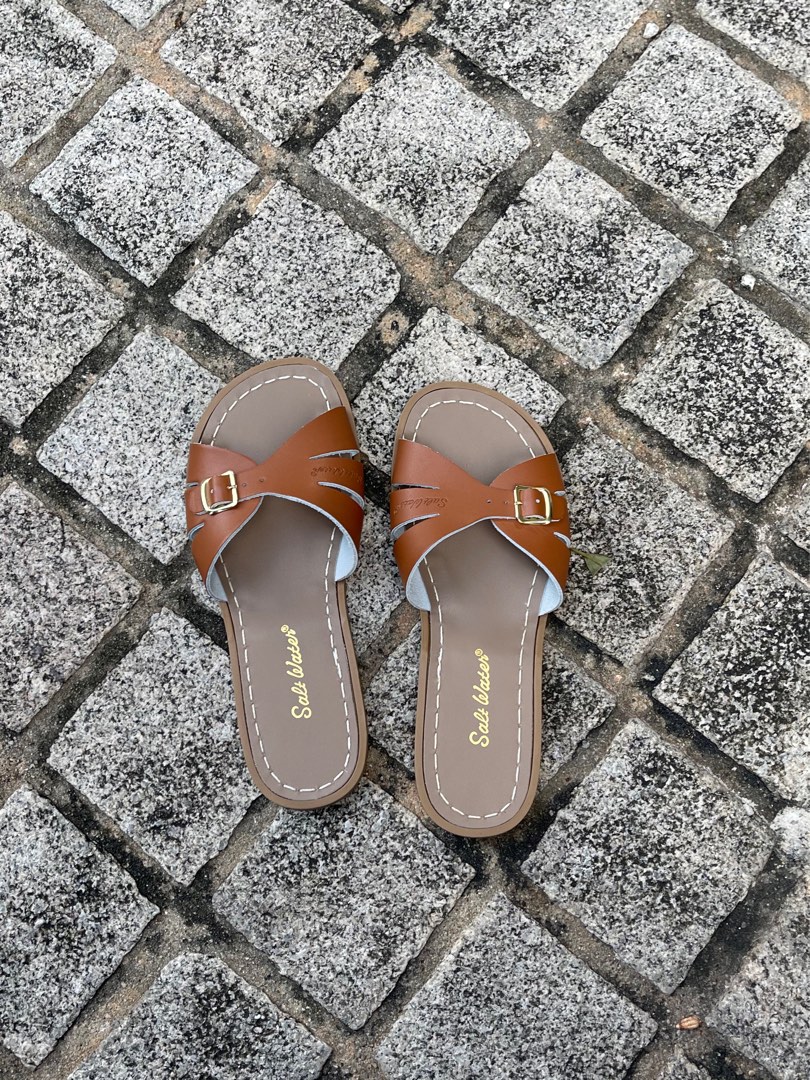 Salt Water Sandals (Brown) in Size 5, Women's Fashion, Footwear, Flats on  Carousell