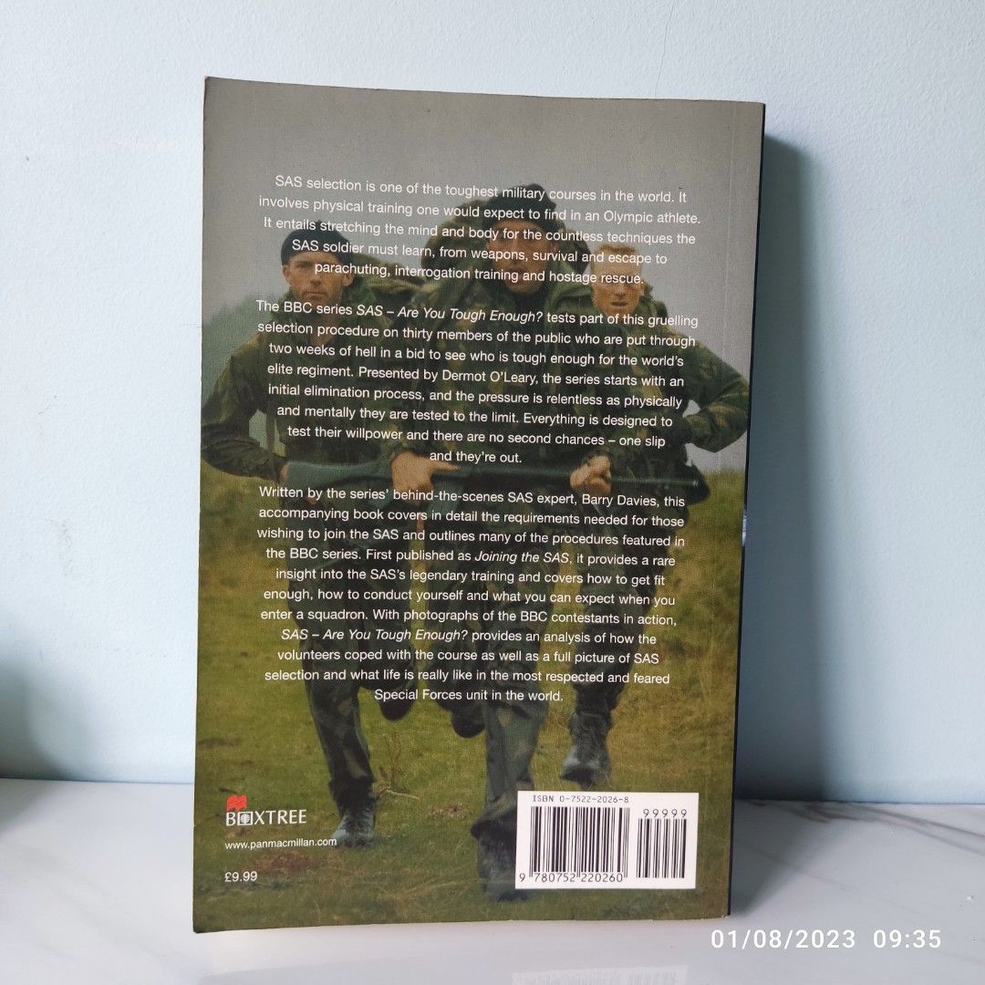 SAS Are You Tough Enough? The Real Story Behind SAS Selection By Barry