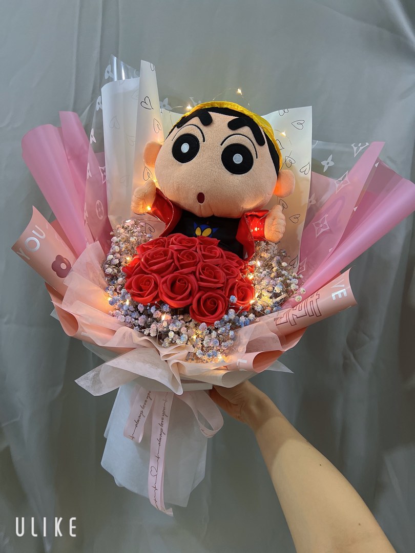 Shin chan bouquet (蜡笔小新）, Hobbies & Toys, Stationery & Craft