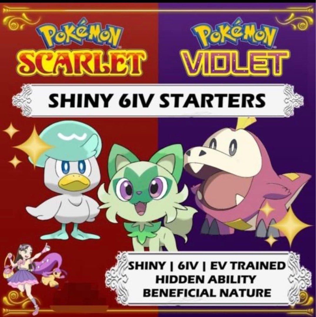 Pokemon Scarlet and Violet Shiny Mewtwo 6IV-EV Trained