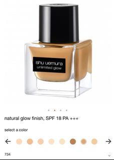 Shu Uemura Unlimited Glow Liquid Foundation