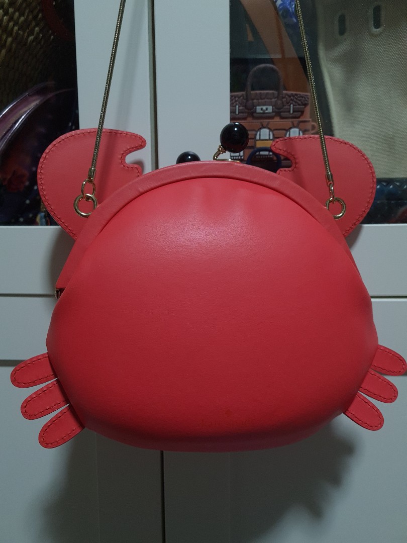 Kate Spade leather crab bag, Women's Fashion, Bags & Wallets, Cross-body  Bags on Carousell