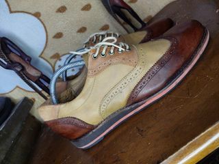 SODA HOMME BROWN LEATHER SHOES SIZE 8 men