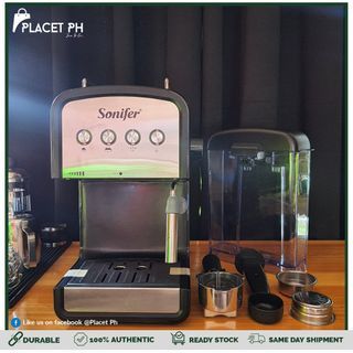 Sonifer 20 Bar Semi-automatic Espresso Machine, Coffee Maker with Milk Frother