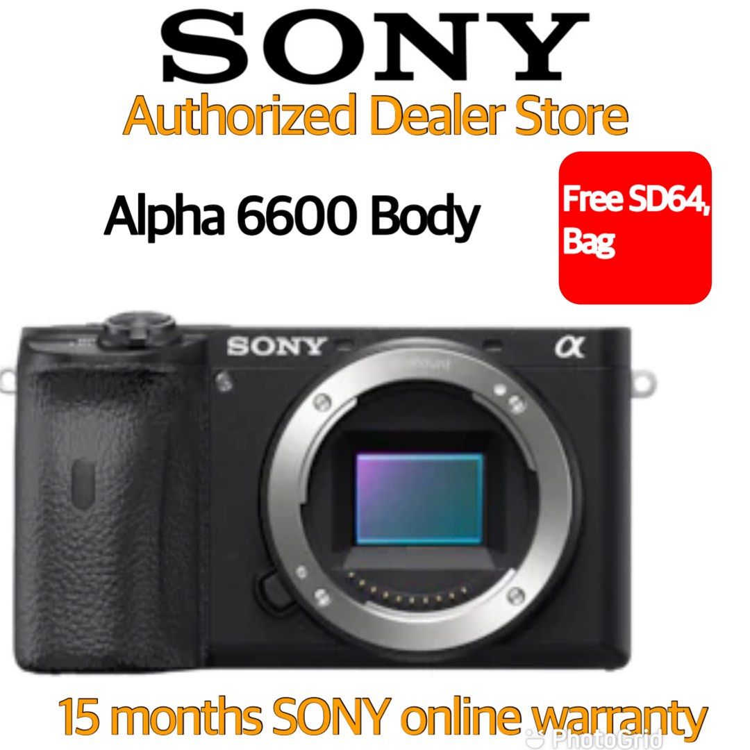 SONY Alpha 6600 Body A6600, Photography, Cameras on Carousell
