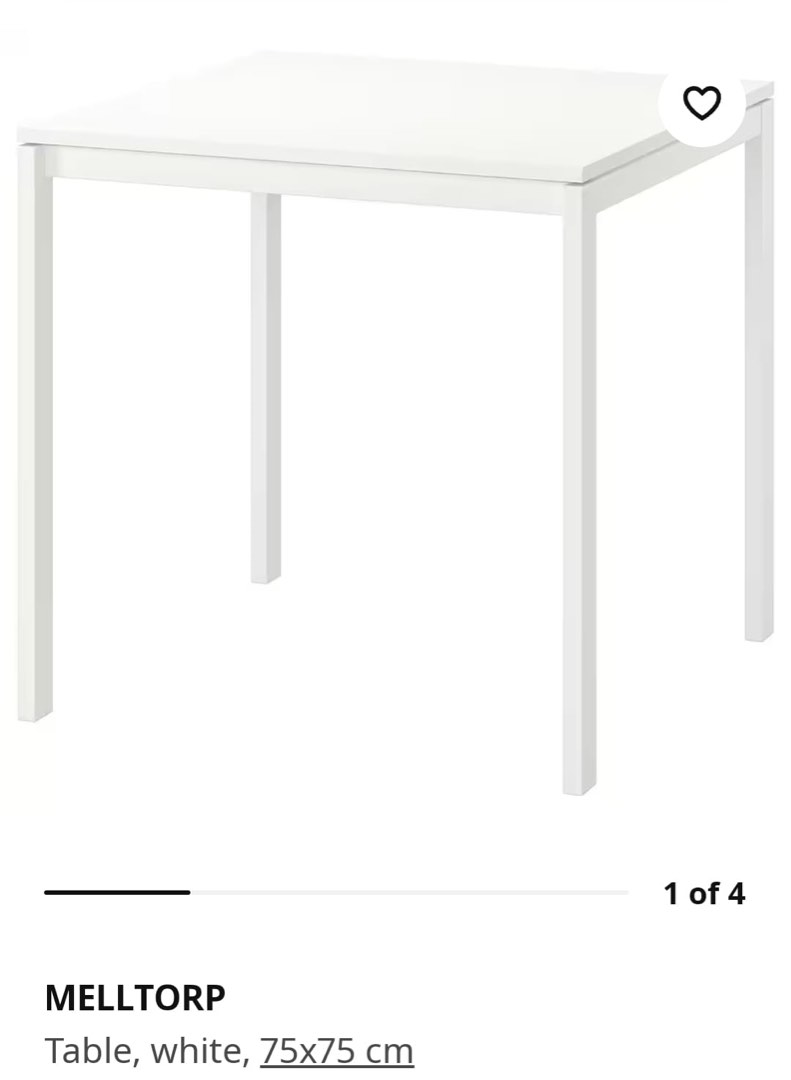 Square IKEA Table, Furniture & Home Living, Furniture, Tables & Sets on