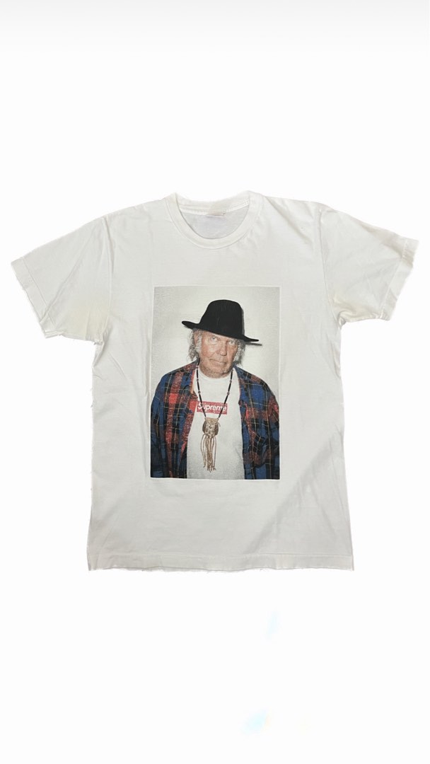 Supreme neil young tee white outlet
