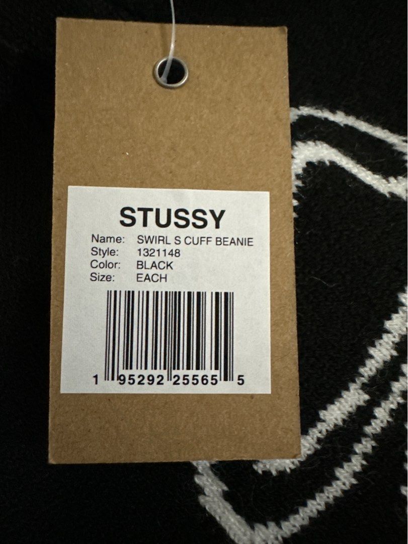 Stussy swirl s cuff beanle, 她的時尚, 手錶及配件, 帽在旋轉拍賣