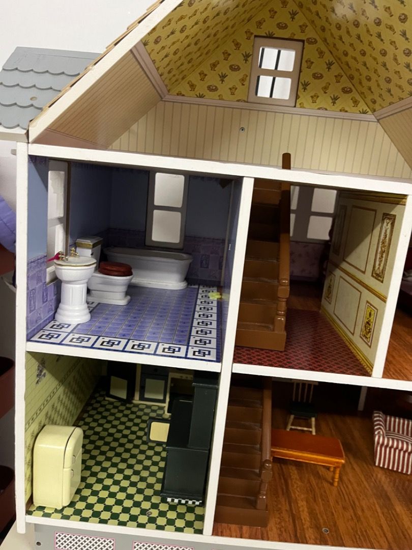 Melissa and doug classic heirloom victorian doll hot sale house
