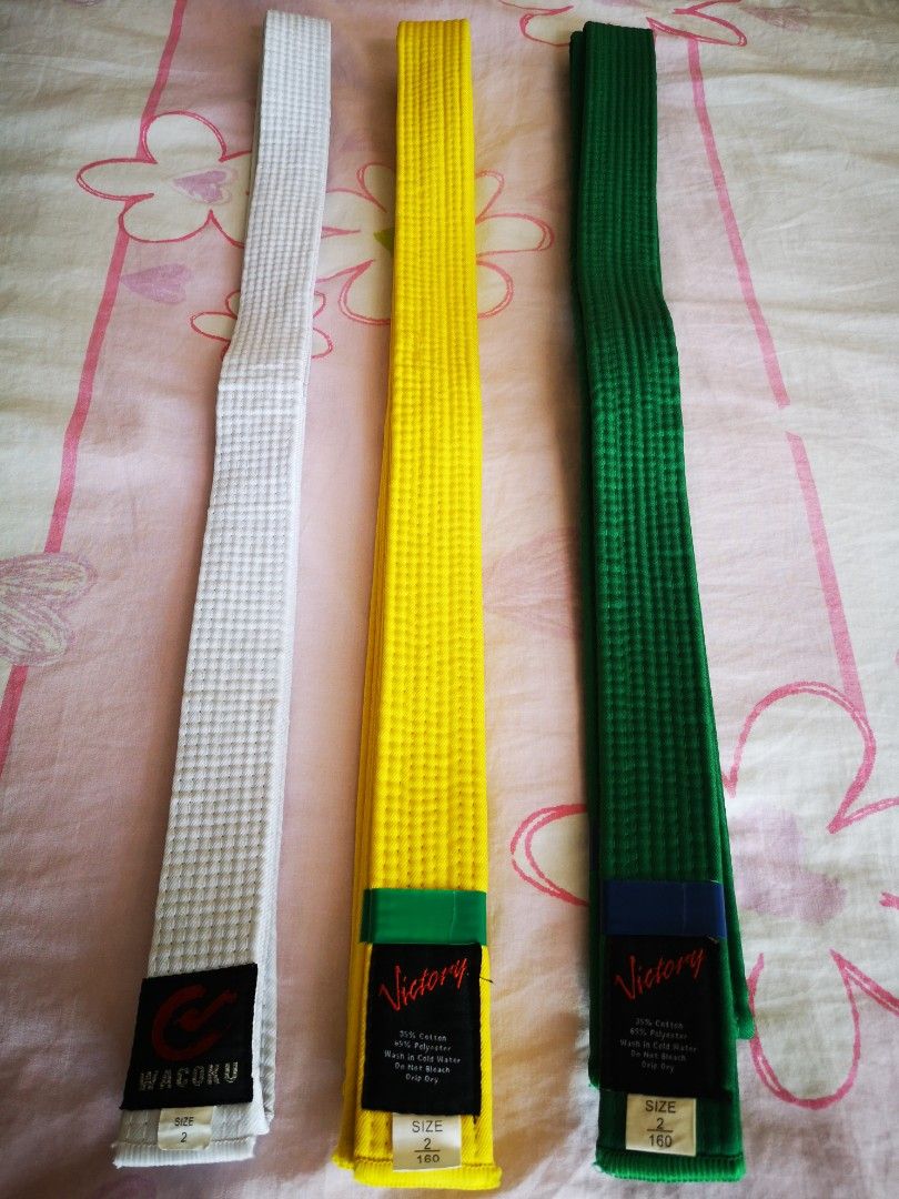 Taekwondo belts, Sports Equipment, Other Sports Equipment and Supplies