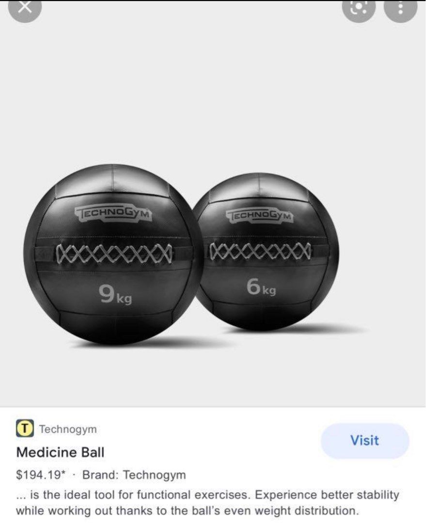 technogym weight training medicine ball Sports Equipment Other